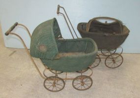 Two Vintage Baby Carriages