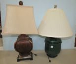 Two Modern Decor Table Lamps