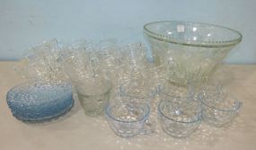 Group of Glassware and Serving Pieces