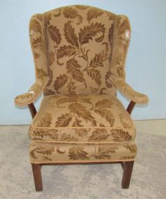 Hickory Chair Co. Wing Back Arm Chair