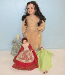 Four Collectible Porcelain Dolls