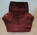 Red Upholstered Recliner