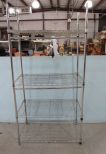 Four Shelf Metal Rack