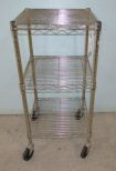 Three Shelf Metal Rack