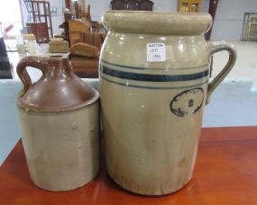 Two Pottery Crocks