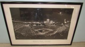 Wrigley Field Chicago Framed Poster