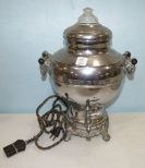 United Silver Plate Coffee Warmer Dispenser