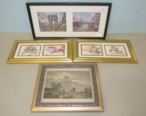 Four Decor Framed Prints