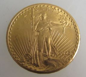 1928 Saint-Gaudens $20 Gold Coin