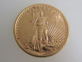 1922 Saint-Gaudens $20 Gold Coin