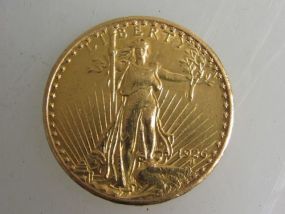 1926 Saint-Gaudens $20 Gold Coin