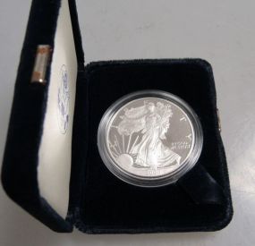 2000 Silver American Eagle One Dollar Coin