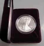1990 Silver American Eagle One Dollar Coin