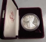 1989 Silver American Eagle One Dollar Coin