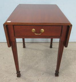 Hickory Chair Drop Leaf Table