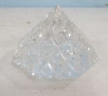 Waterford Pyramid Paper Weight