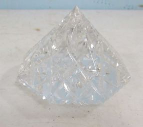 Waterford Pyramid Paper Weight