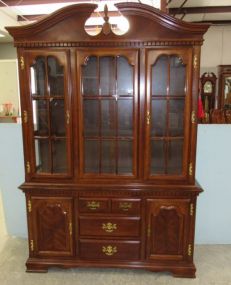 Modern Three Door China Cabinet