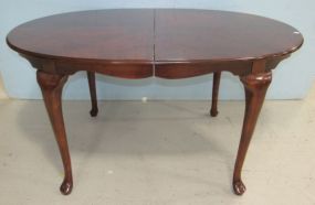 Modern Cherry Oval Dining Table