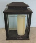 Large Painted Decor Lantern