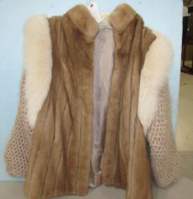 Mink Coat With Cashmere Shelves