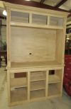Large Hand Made Two Piece Entertainment Center