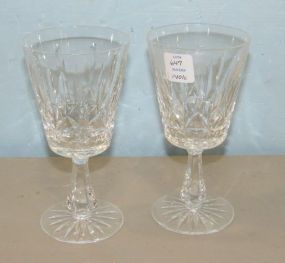 Two Waterford Goblets