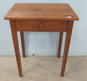 Primitive Style Cypress Side Table