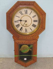 Regulater Oak Case Wall Clock