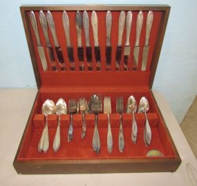 64 Piece Community Plate Flatware Set