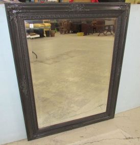 Painted Wood Framed Bevel Mirror