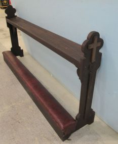 Primitive Style Long Prie-Dieu Kneeling Bench