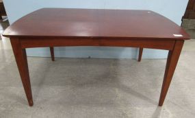 Modern Mahogany Finish Dining Table