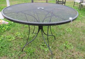 Wrought Iron Patio Table