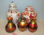 Asian Design Ginger Jars and Vases