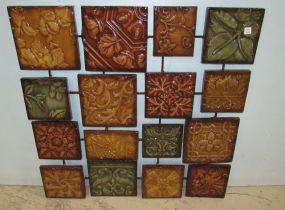 Metal Decor Floral Panel Wall Art