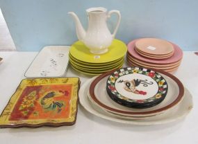 Assorted Collection of Stoneware Dinnerware