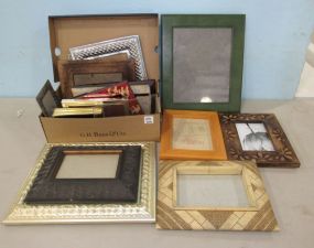 Group of Assorted Sized Photo Frames
