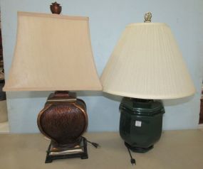 Two Modern Decor Table Lamps