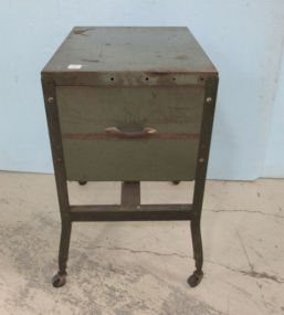 Vintage Metal File Cabinet