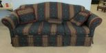 Three Cushion Camel Back Modern Sofa