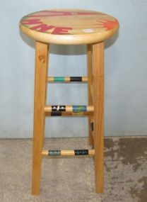 Modern Round Bar Stool