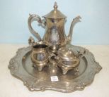 Gorham Silver Plate Serving Tea Set