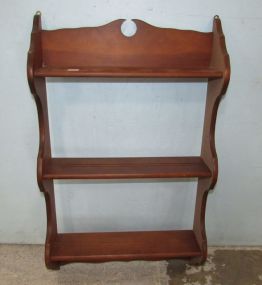 Modern Wood Wall Plate Rack