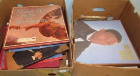 Two Boxes of Collectible Records