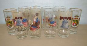 1970's Bicentenary Collectible Glasses