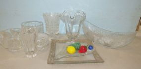 Multiple Glass Vases and Bowls