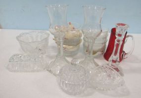 Group of Clear Glass Pieces