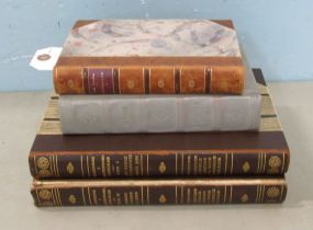 Four Leather Bound Collectible Books