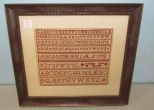 Antique Needle Point Sampler